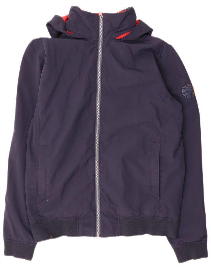 Jachetă bomber cu glugă pentru bărbați Timberland UK 38 Medium Bleumarin