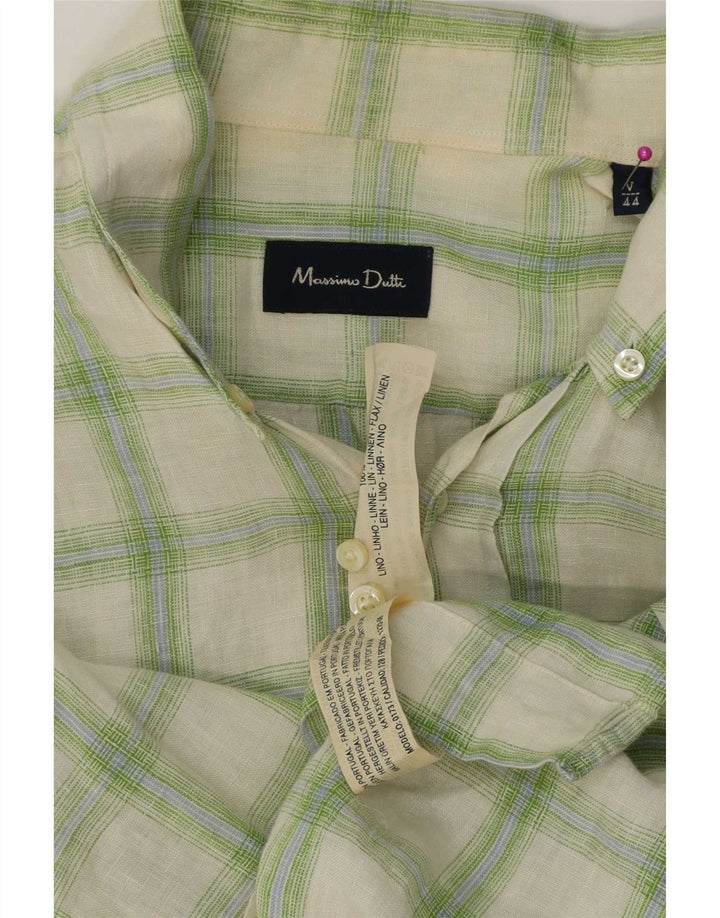 Camasa Massimo Dutti Barbati Marimea 44 XL Verde Check In