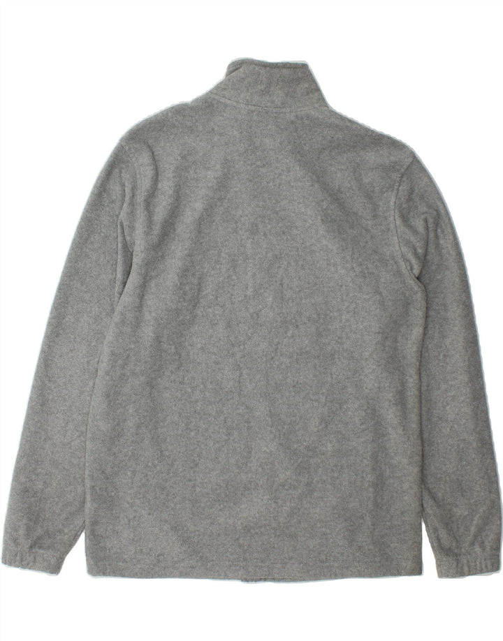 STARTER Mens Fleece Jacket UK 38/40 Medium Grey Polyester Vintage Starter and Second-Hand Starter from Messina Hembry 