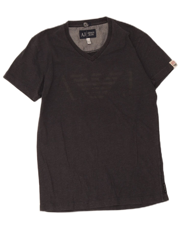 Tricou cu grafică pentru femei Armani Jeans Top UK 6 XS Gri