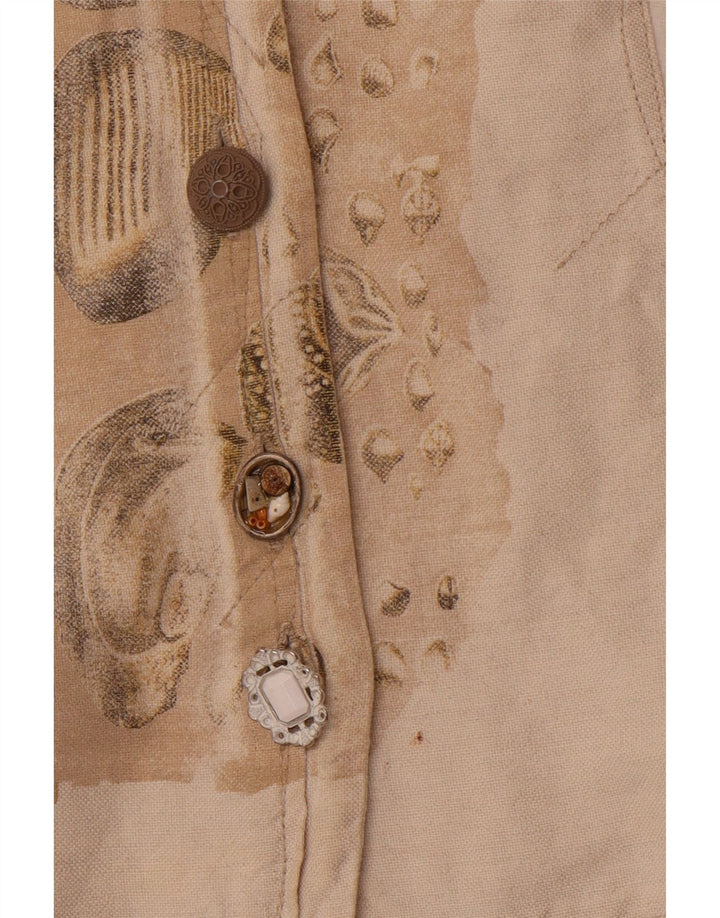 ELISA CAVALETTI Jachetă pentru femei cu mâneci 3/4, UK 14, mare, bej