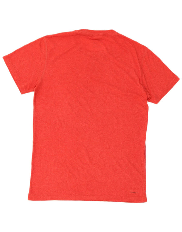 Tricou obișnuit cu mânecă scurtă pentru bărbați Adidas Top mic poliester roșu