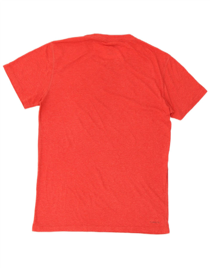Tricou obișnuit cu mânecă scurtă pentru bărbați Adidas Top mic poliester roșu