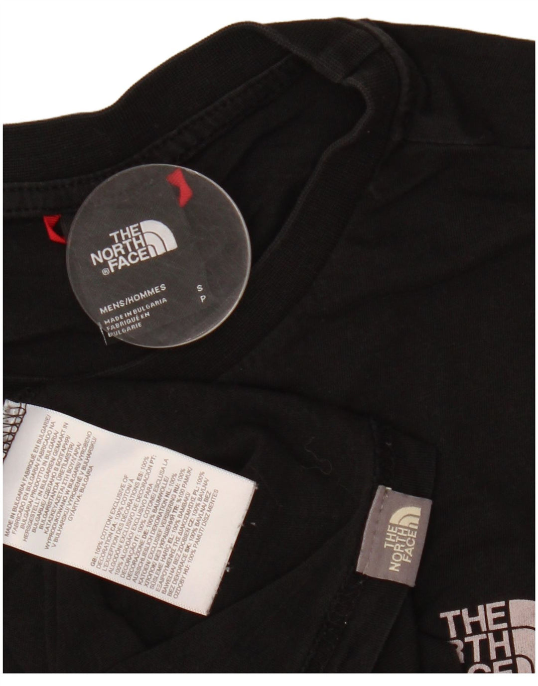 Tricou pentru bărbați THE NORTH FACE Top mic, negru, bumbac