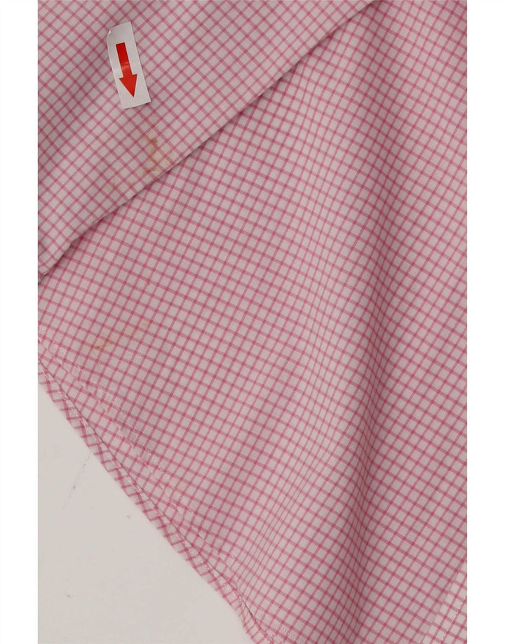 Cămașă pentru bărbați Ralph Lauren Mărimea 15 38 Bumbac cu carouri roz mediu