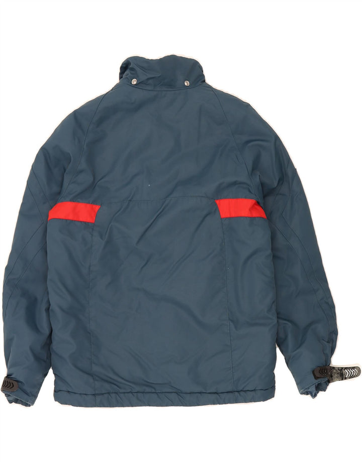 DIADORA Boys Windbreaker Jacket 11-12 Years Navy Blue Vintage Diadora and Second-Hand Diadora from Messina Hembry 
