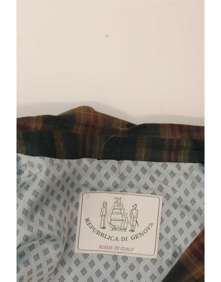 Jachetă vintage pentru bărbați cu 2 nasturi, UK 40, verzi, verzi
