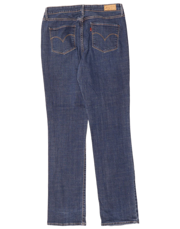 Blugi drepti cu talie mijlocie LEVI'S Demi Curve pentru femei US 14 XL W32 L32 Albastru