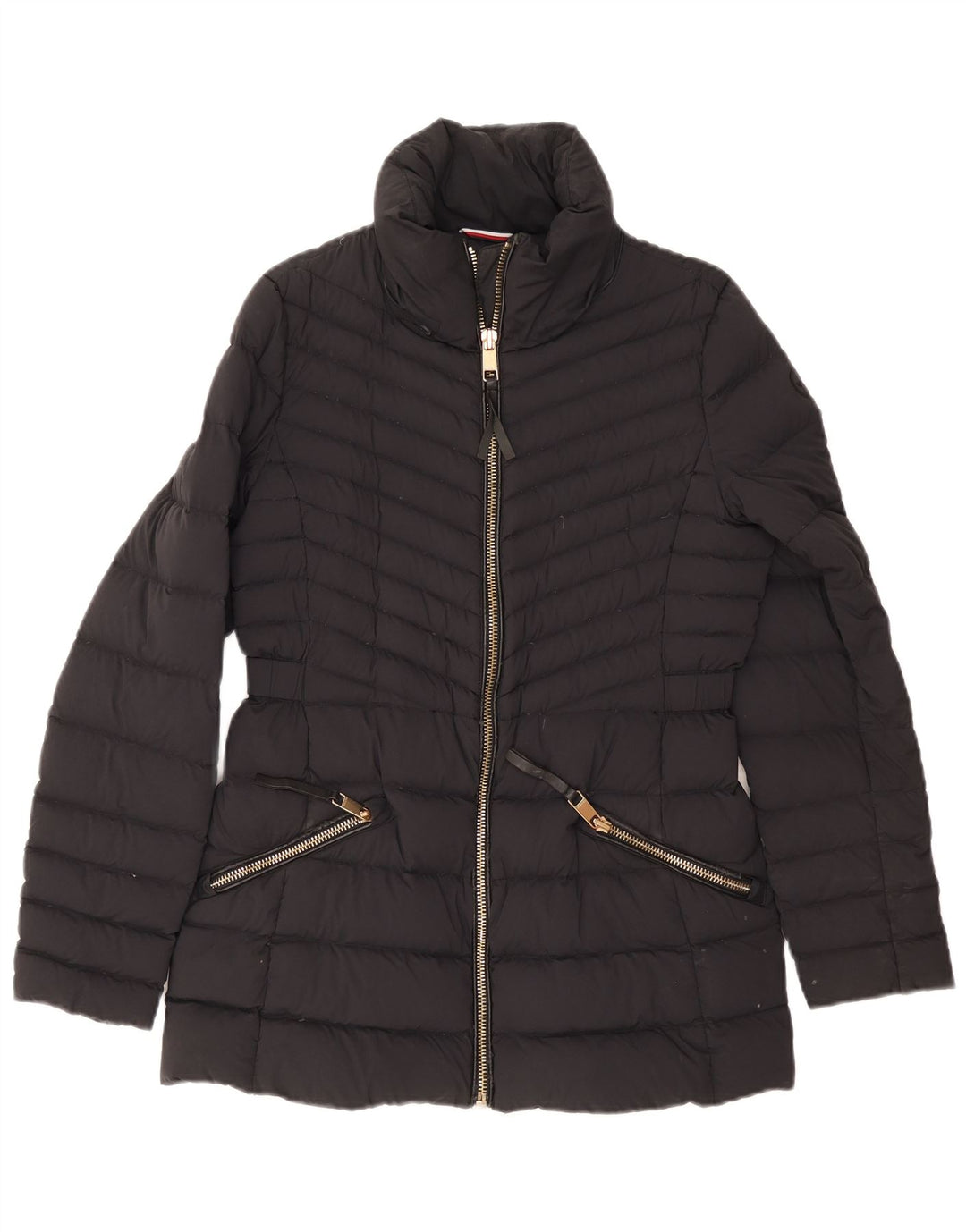 Jachetă căptușită Tommy Hilfiger pentru femei UK 12 Medium Bleumarin Poliamidă