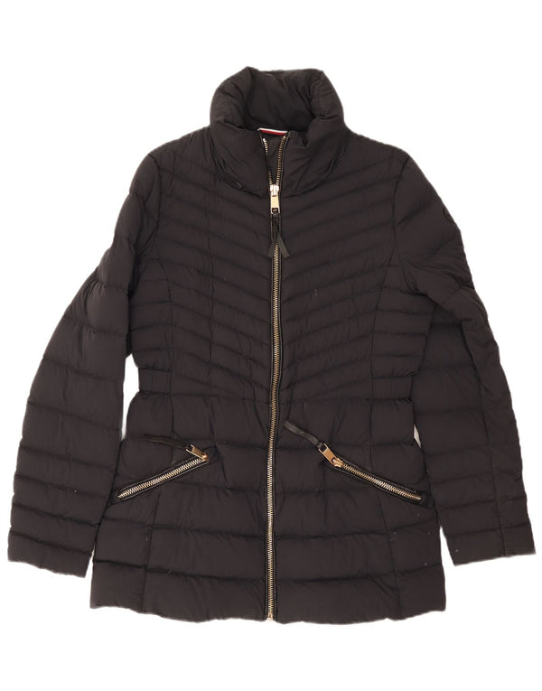 Jachetă căptușită Tommy Hilfiger pentru femei UK 12 Medium Bleumarin Poliamidă
