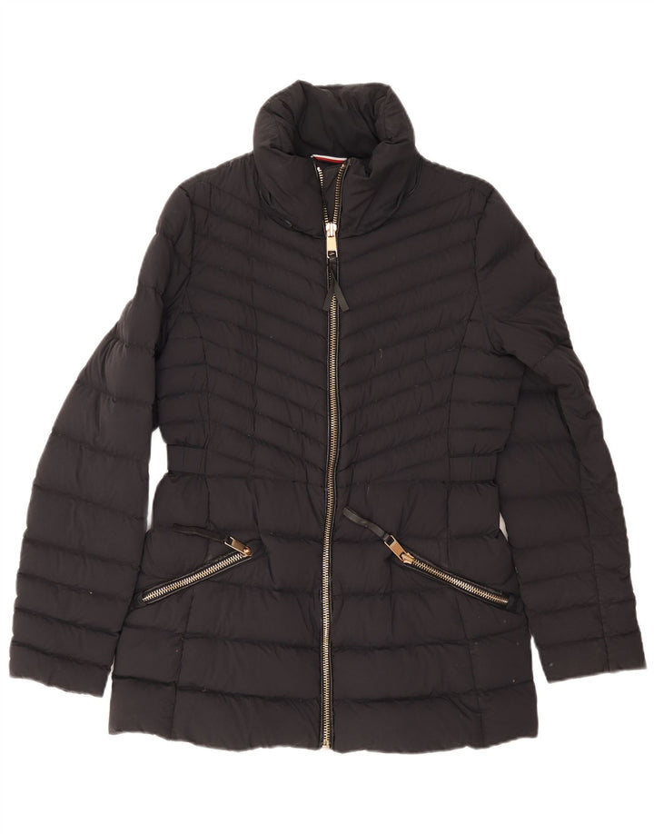 Jachetă căptușită Tommy Hilfiger pentru femei UK 12 Medium Bleumarin Poliamidă