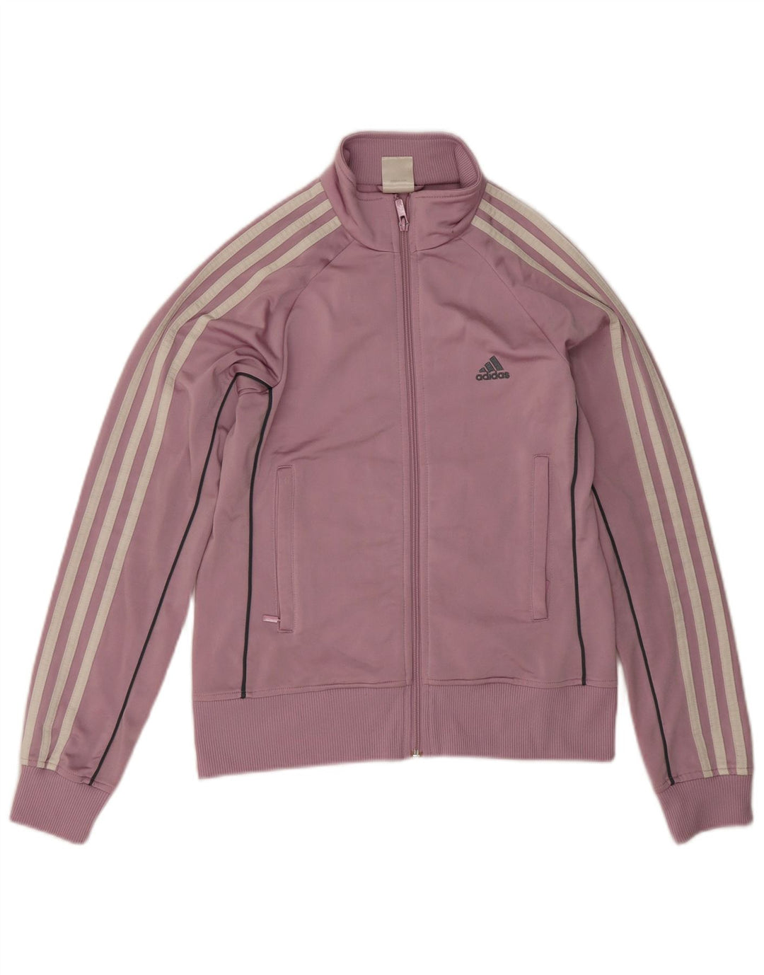 Jachetă de top pentru trening Adidas pentru femei UK 12 Poliester violet mediu