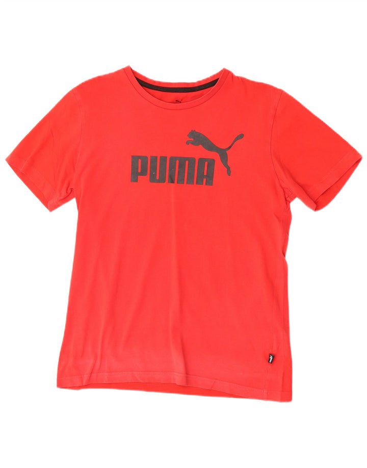Tricou grafic Puma pentru bărbați Top mic, roșu, bumbac
