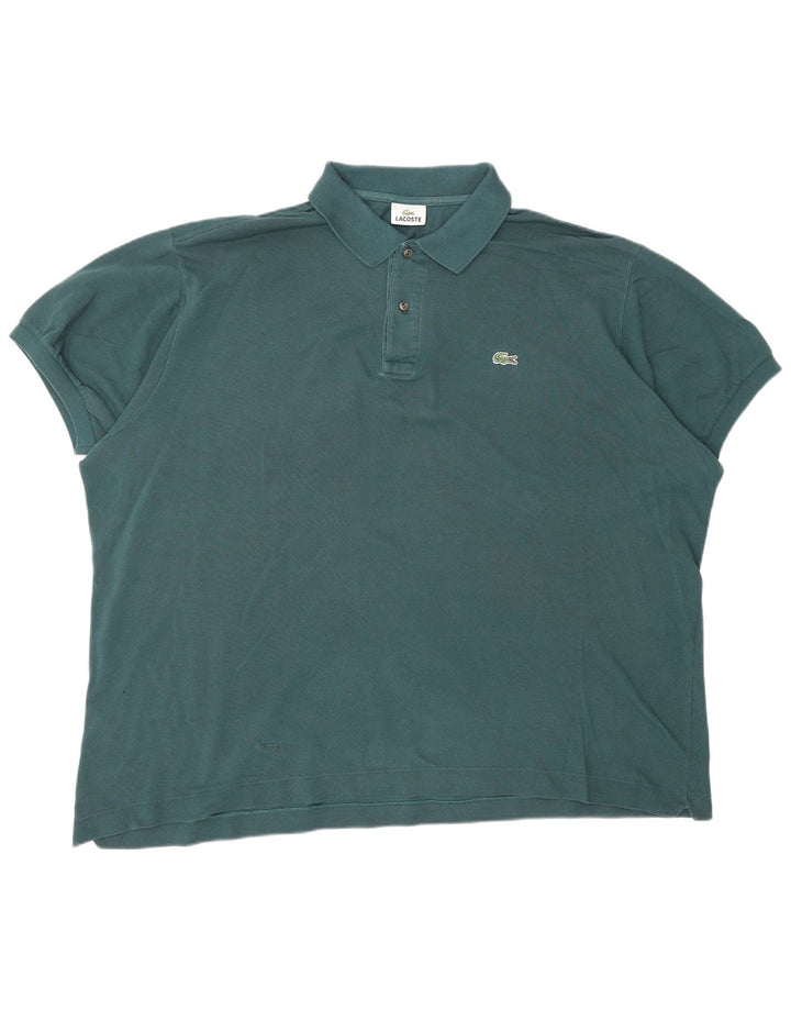 Tricou polo pentru bărbați LACOSTE Mărimea 9 4XL Bumbac verde