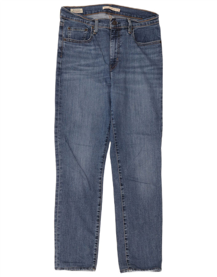 Blugi drepti cu talie mare Levi's 724 pentru femei W29 L28 albastru