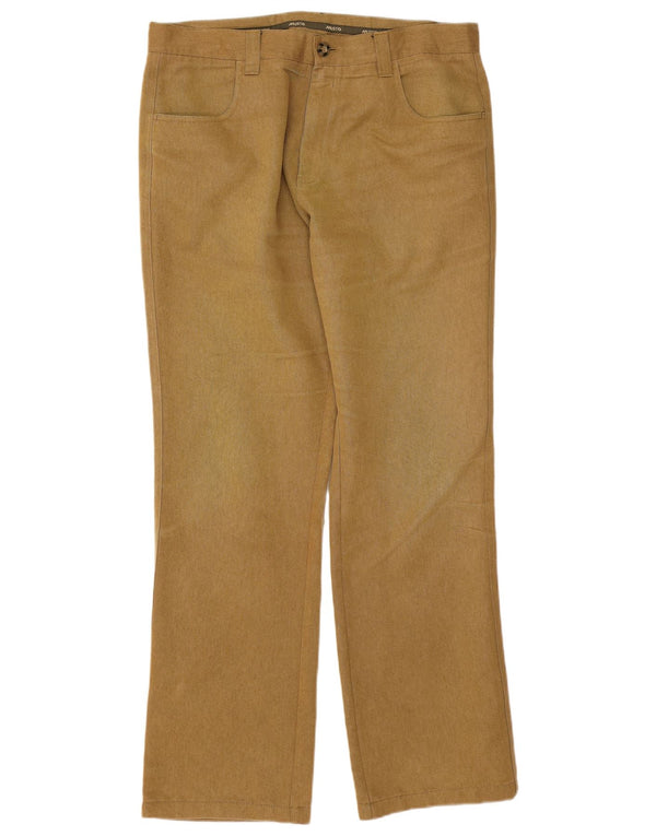 Musto Pantaloni Drepți Casual Bărbați W36 L31 Bej Bumbac