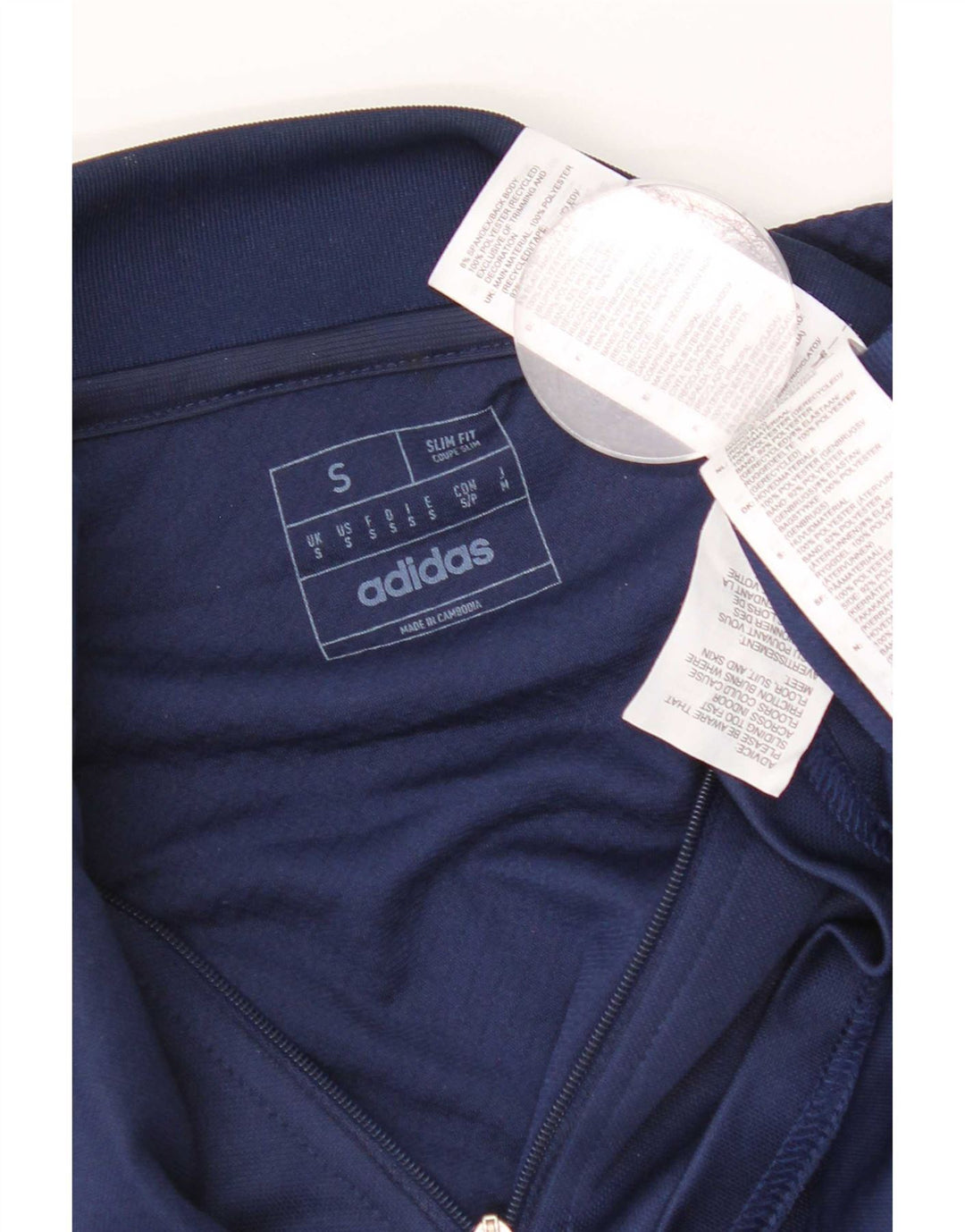 Trening pentru bărbați Aeroready Slim Fit Pullover Top Mic Bleumarin