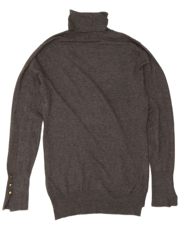 Pulover pentru femei cu gât rulat Zara UK 14 mare gri
