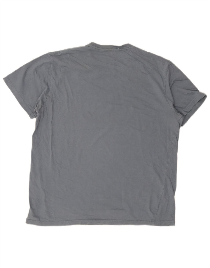 Tricou grafic pentru bărbați Volcom Modern Fit Top mare, albastru, bumbac