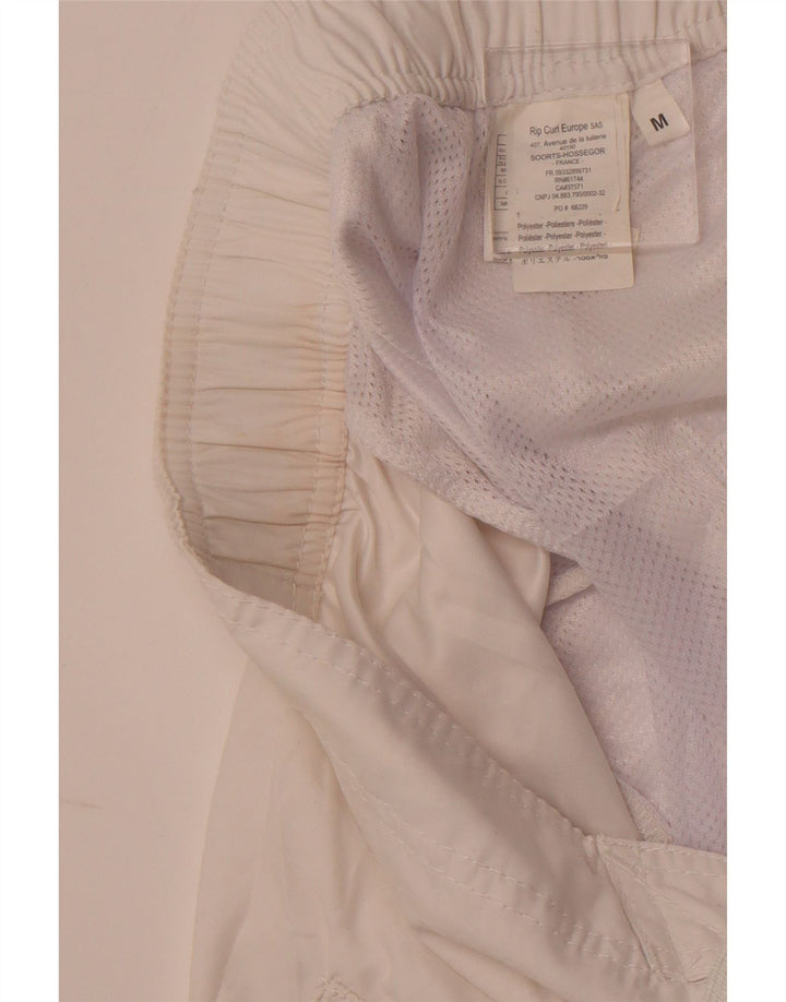 Pantaloni scurți de înot grafic RIP CURL pentru bărbați, alb mediu, poliester color bloc