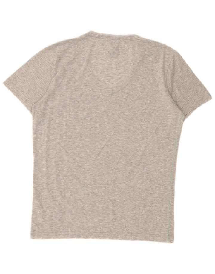 Tricou grafic Tommy Hilfiger pentru bărbați Top Medium Gri din poliester cu pături