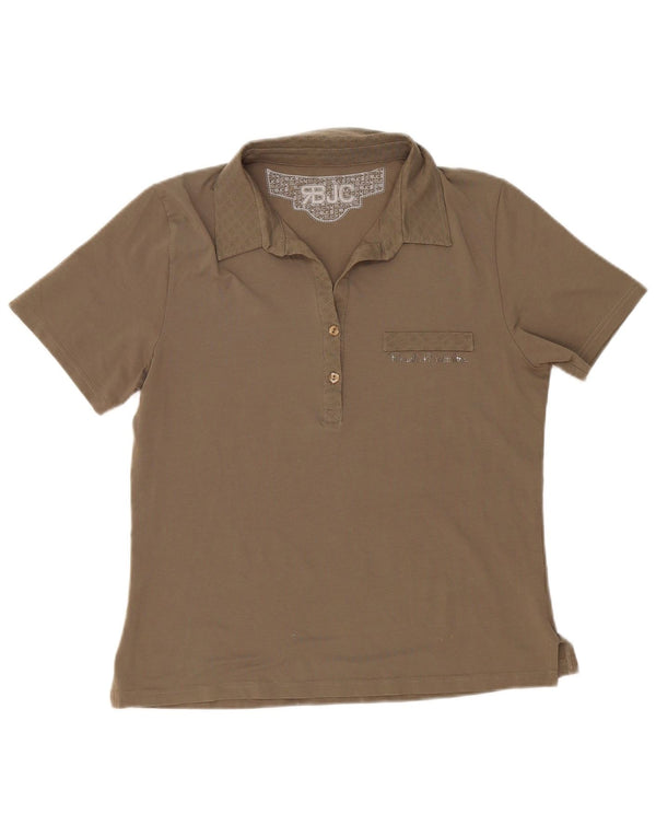 Tricou polo Renato Balestra pentru femei UK 20 2XL Kaki Bumbac