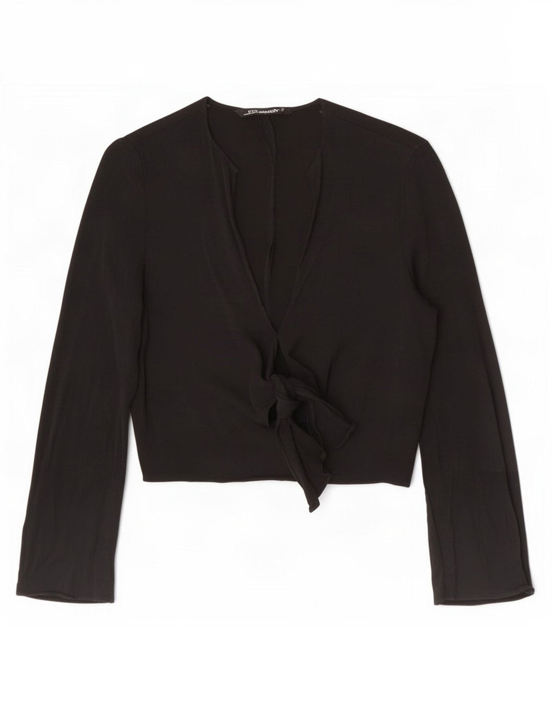 Top Bolero pentru femei Zara UK 12 Medium Negru