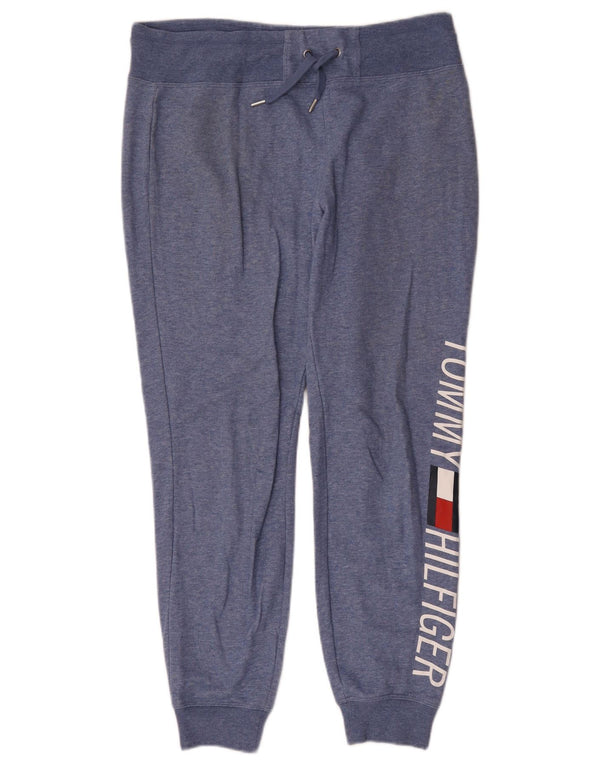Pantaloni de trening pentru femei Tommy Hilfiger Pantaloni de jogging UK 14 Large Blue Sports