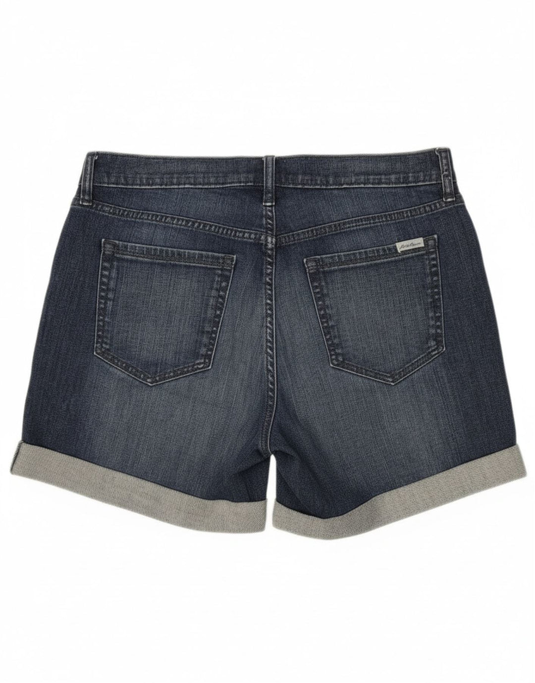 Pantaloni scurți din blugi pentru femei Eddie Bauer Boyfriend US 8 Medium W34 Bumbac bleumarin