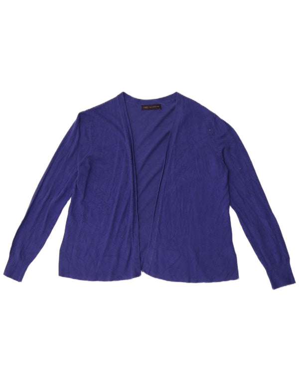 Pulover cardigan deschis pentru femei Marks & Spencer UK 14 Viscoză mare violet