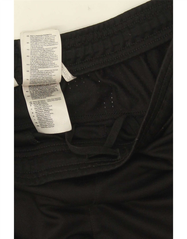 Pantaloni de trening Adidas Climalite pentru bărbați, poliester negru mic