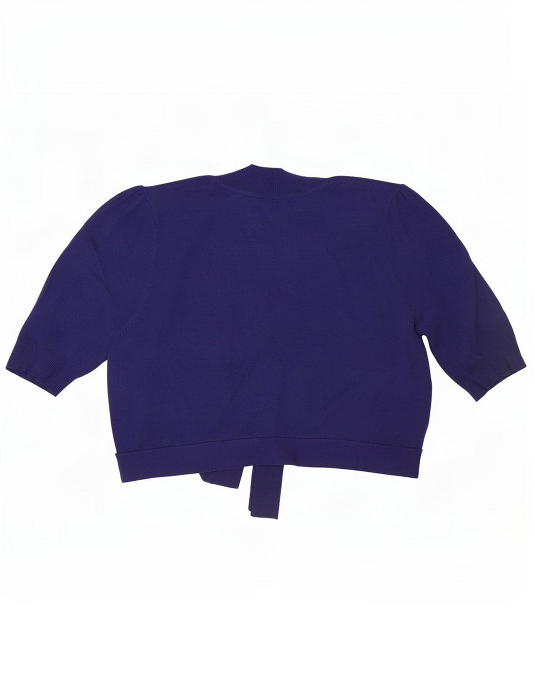 Pulover cardigan cu mânecă scurtă pentru femei Marks & Spencer UK 14 Medium Bleumarin
