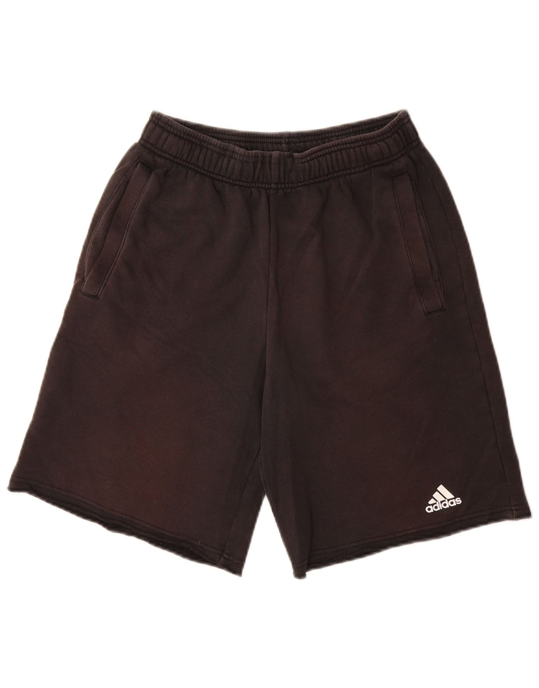 Pantaloni scurți sport pentru bărbați Adidas, bumbac negru mic