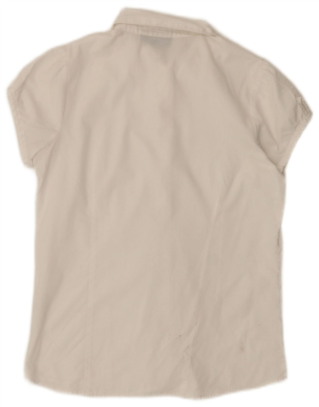 Bluză cămașă cu mânecă scurtă pentru fete IZOD, 14-15 ani, mare, albă