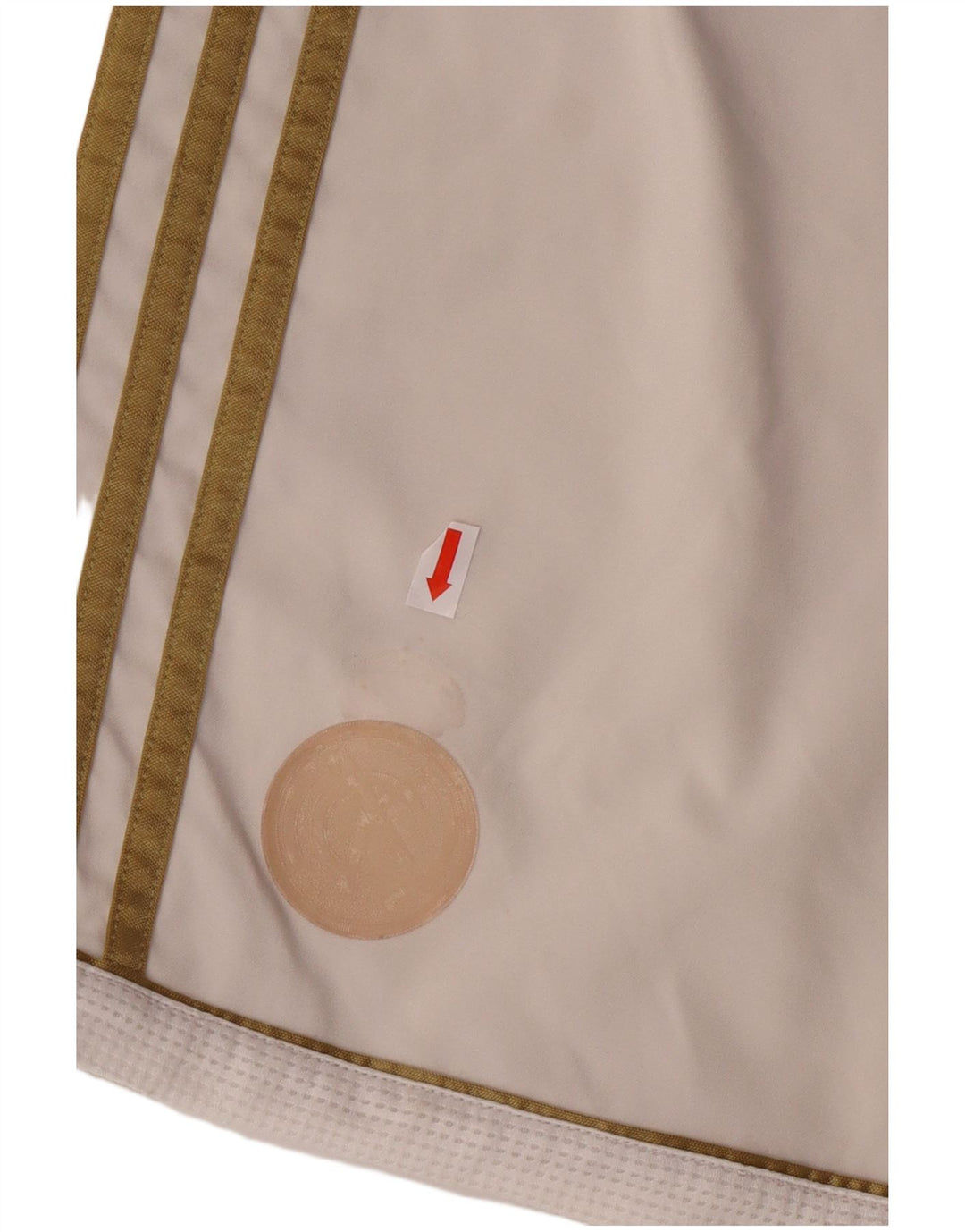 ADIDAS Boys Sport Shorts 13-14 Years White Polyester