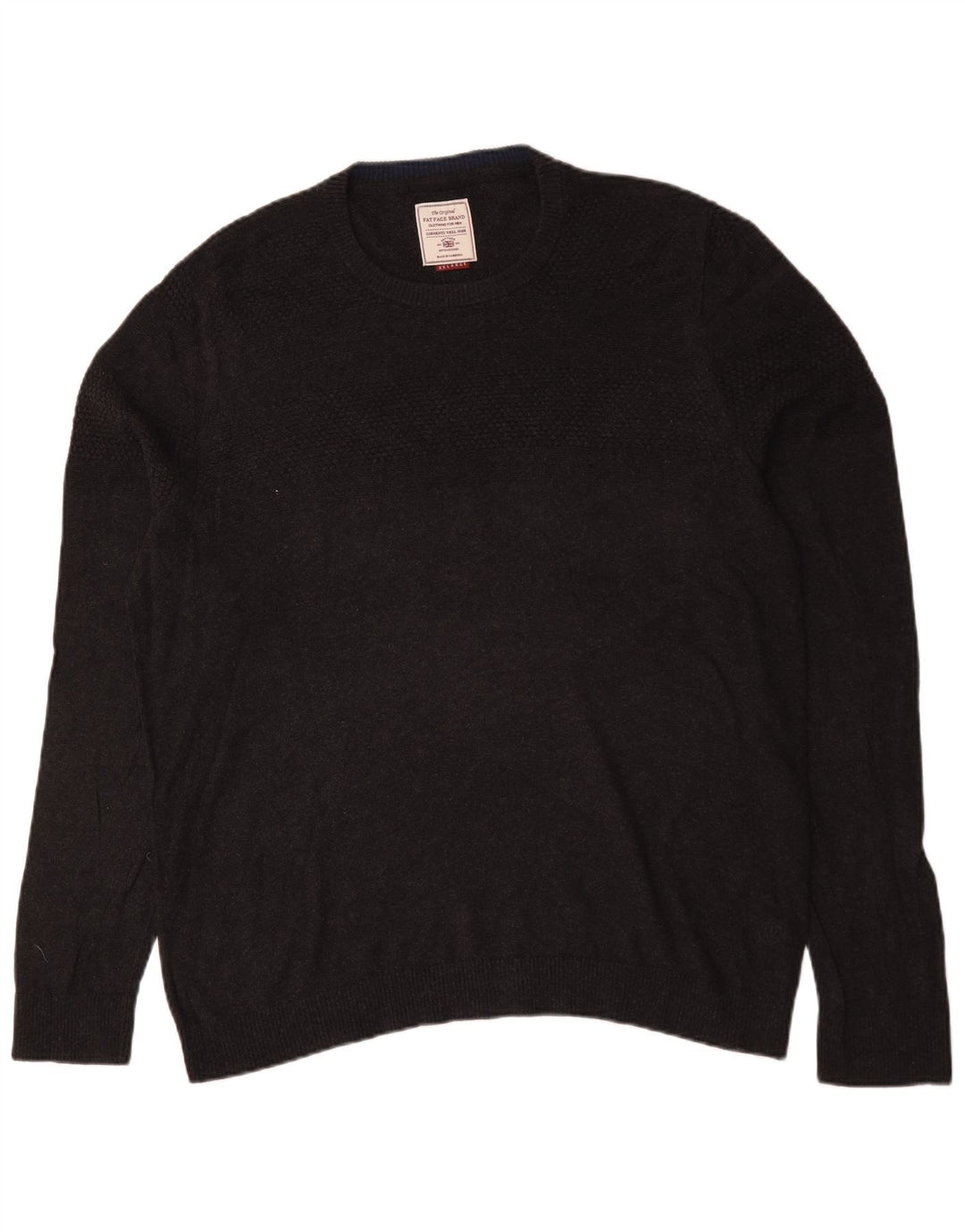 Pulover pentru bărbați Fat Face cu gât crew, bumbac gri 2XL