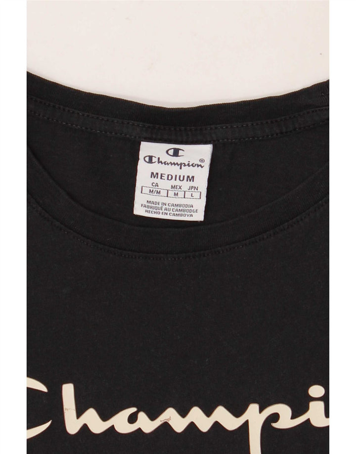 Tricou grafic Champion pentru femei Top UK 12 Medium Black