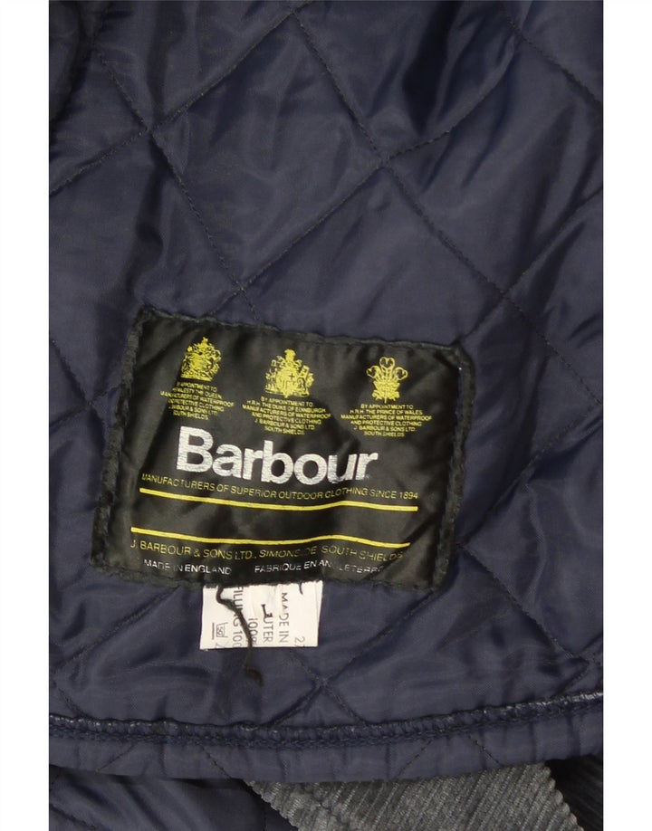 Jachetă matlasată pentru bărbați Barbour UK 40 mare, nailon bleumarin