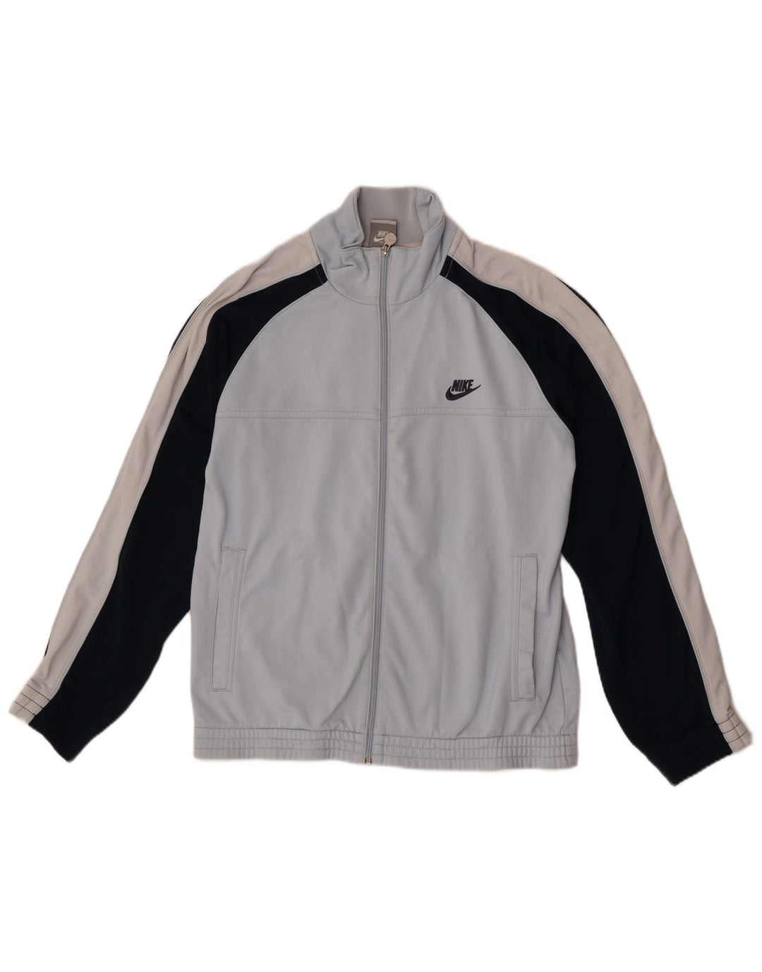 Jachetă de trening pentru bărbați Nike Marea Britanie 35/37 Poliester color bloc albastru mic