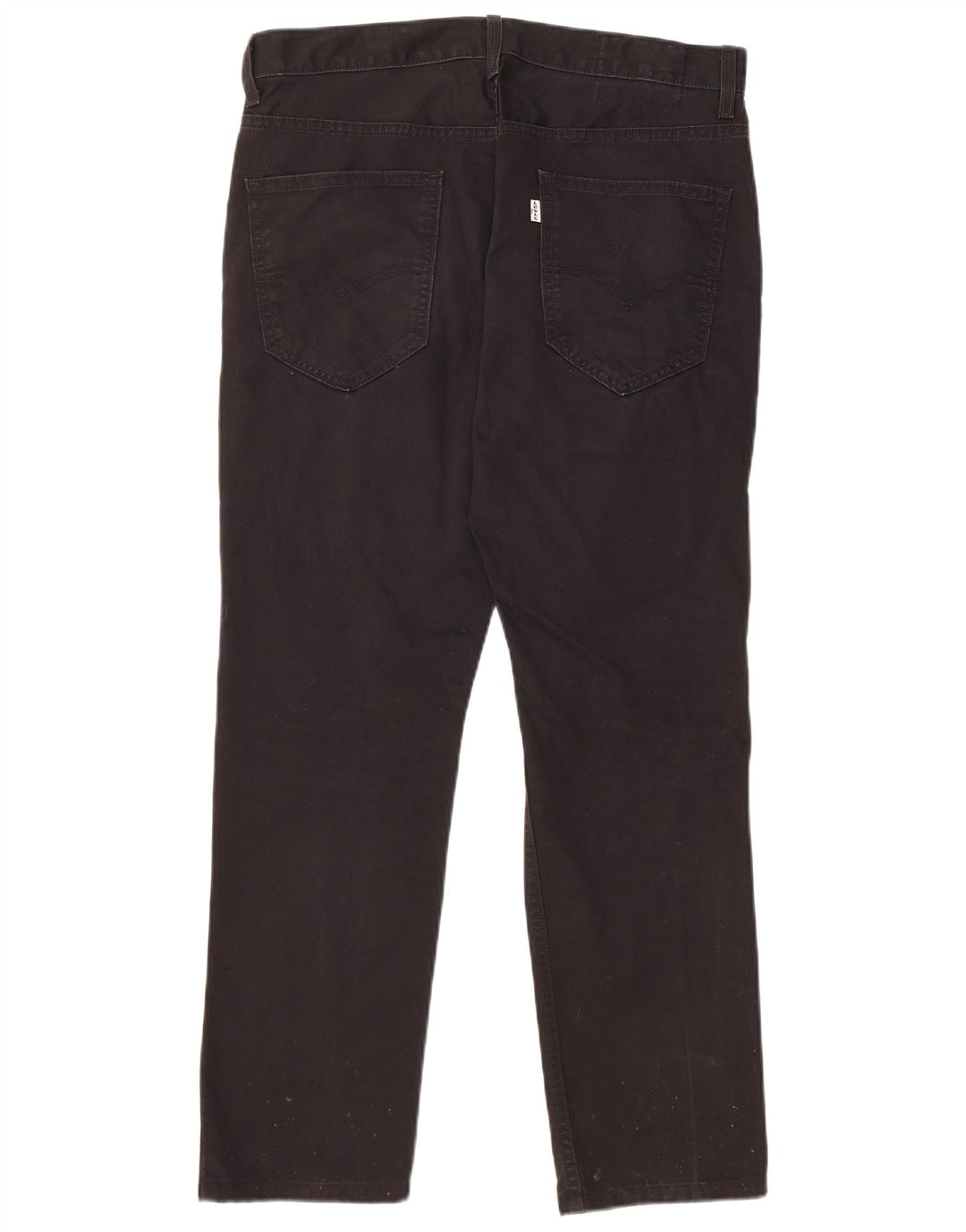 Pantaloni chino drept bărbați Levi's L32 L27 bumbac negru
