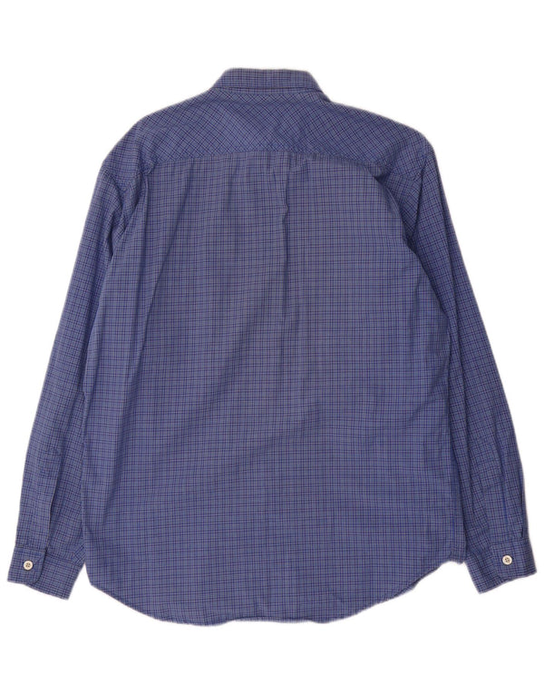 Cămașă pentru bărbați Levi's, bumbac cu carouri albastru mediu