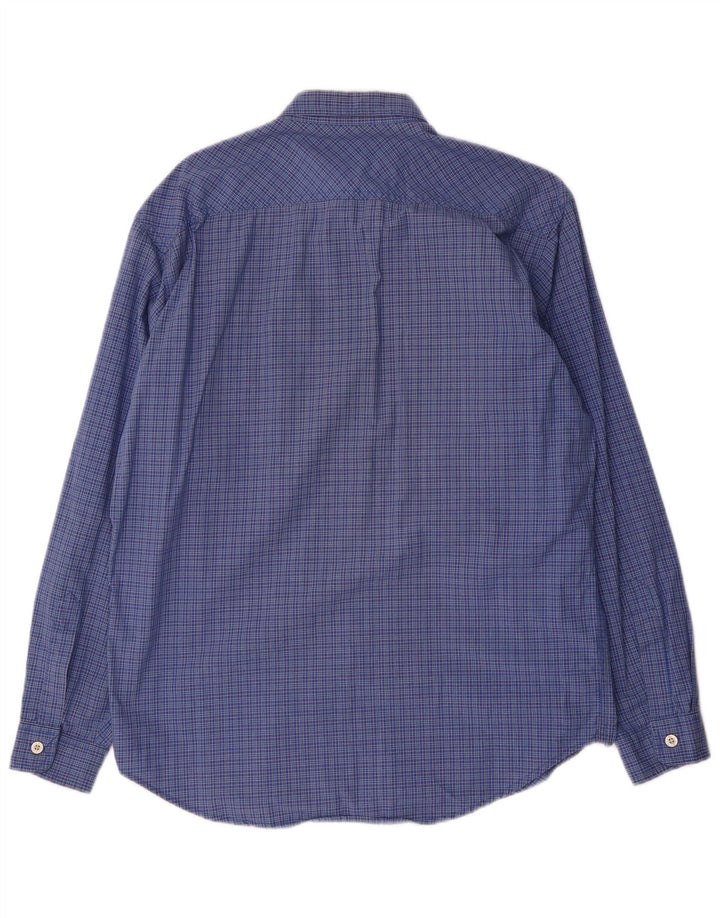 Cămașă pentru bărbați Levi's, bumbac cu carouri albastru mediu