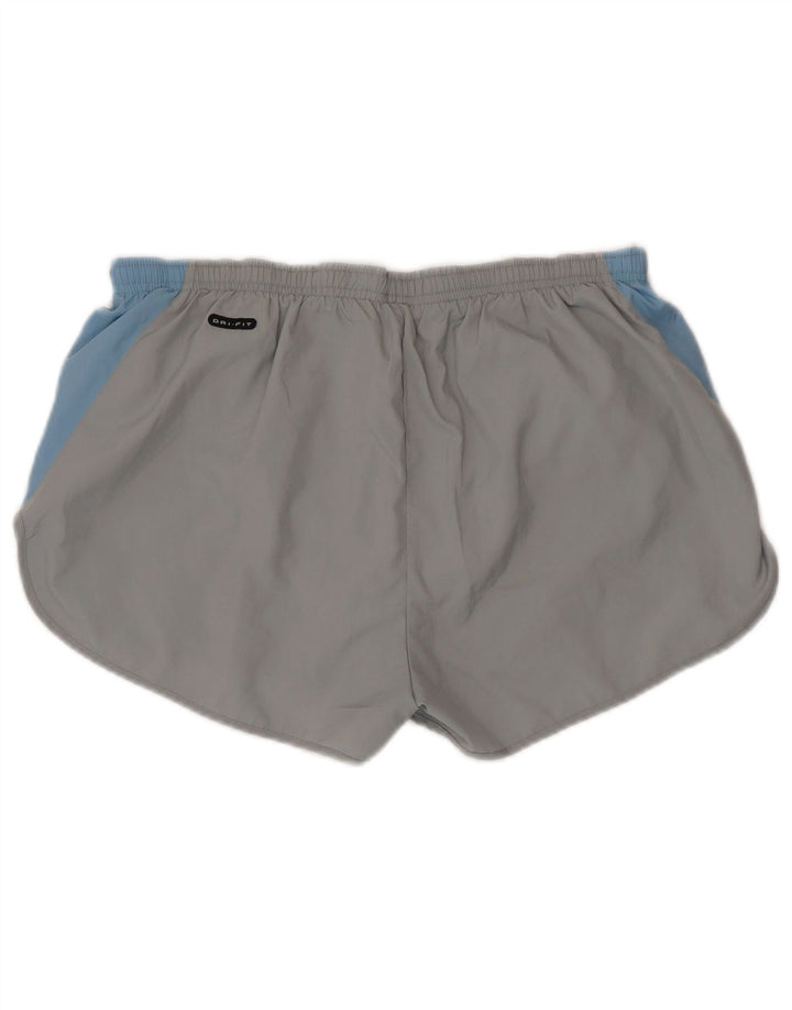 Pantaloni scurți sport Nike Dri Fit pentru bărbați, gri mediu, poliester color bloc
