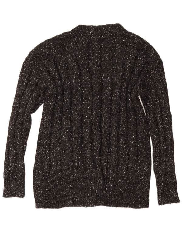 Pulover cardigan supradimensionat pentru femei Marks & Spencer UK 16 mare, gri pete