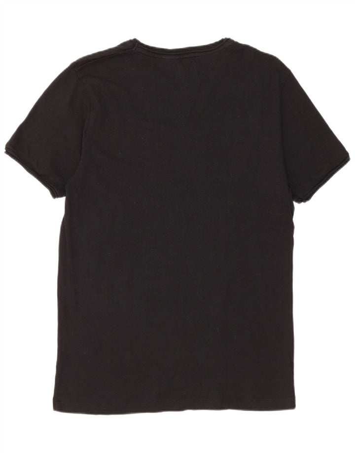 Tricou pentru bărbați Zara Top Mic Negru
