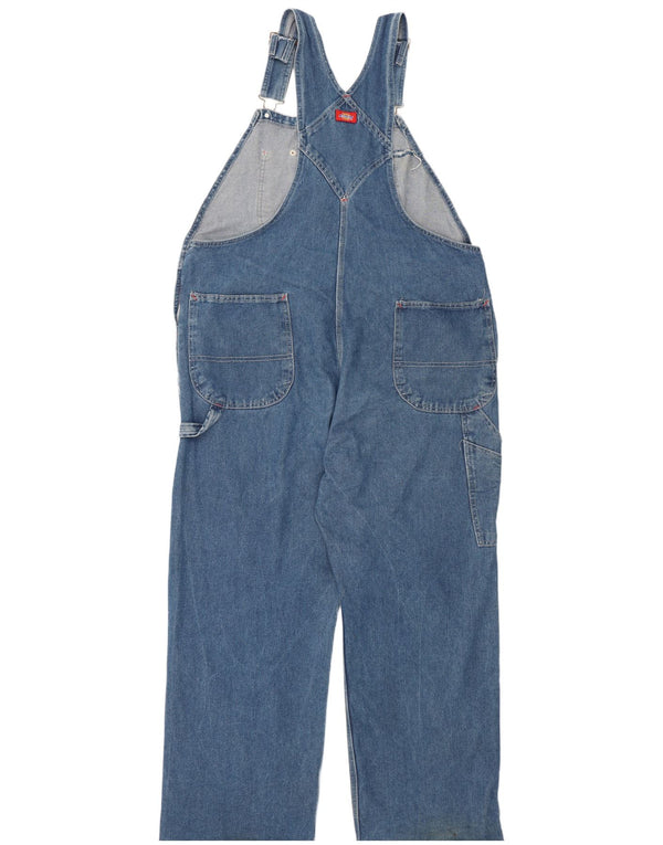 Salopete pentru bărbați Dickies Carpenter Blugi drepti L40 L30 Bumbac albastru