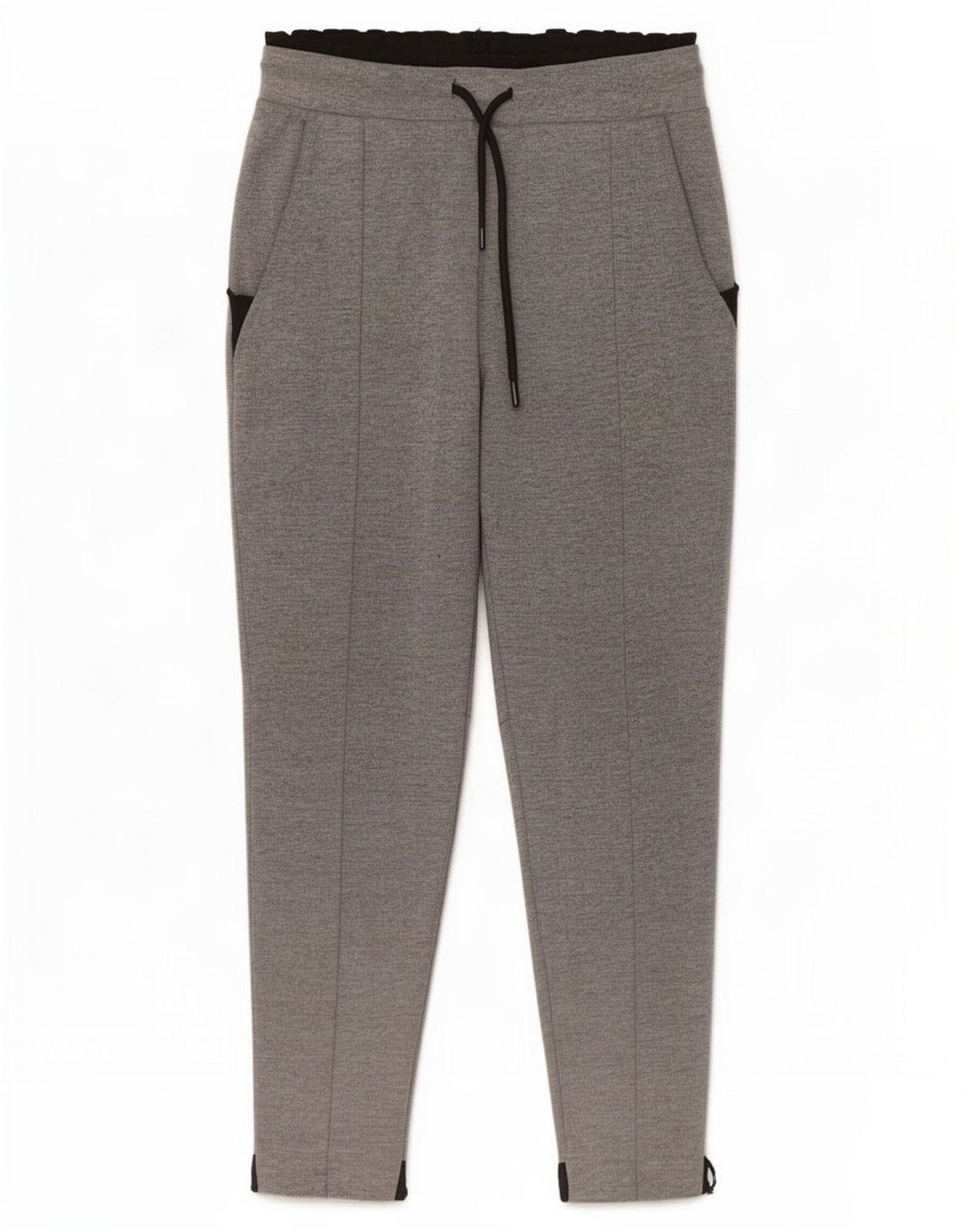 Pantaloni de trening Zara pentru bărbați, gri mediu, blocuri de culoare