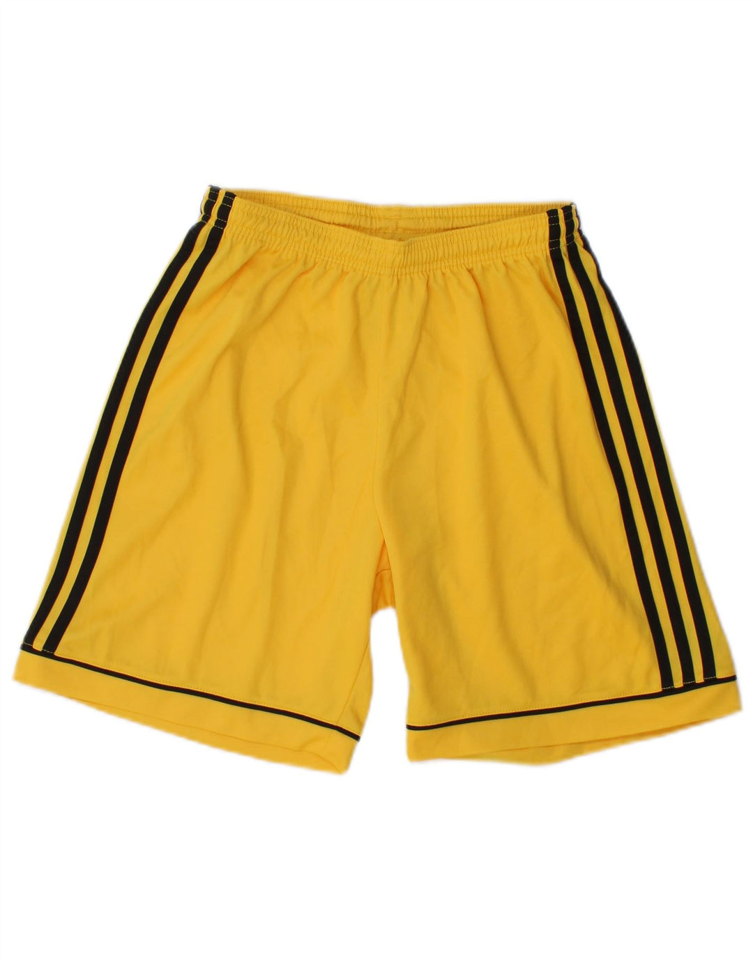 Pantaloni scurți sport adidas Climalite pentru bărbați, poliester galben mic