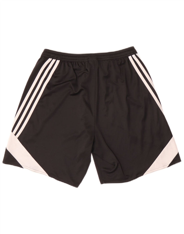 Pantaloni scurți sport pentru bărbați Adidas, mediu negru, poliester color bloc