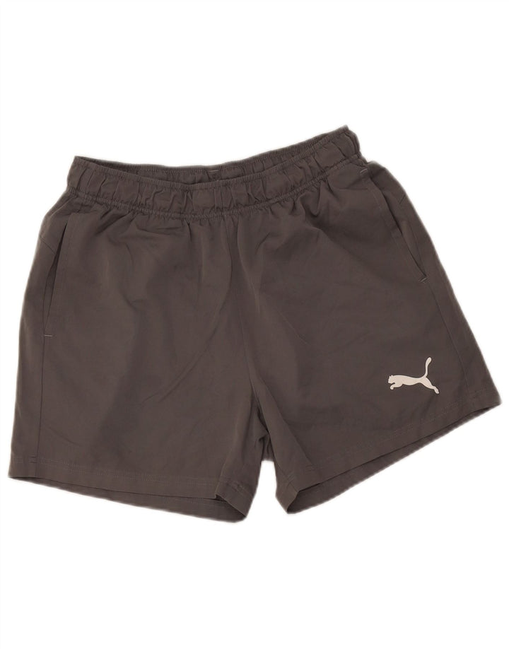 Pantaloni scurti sport Puma pentru femei UK 14 Medium Gri Poliester
